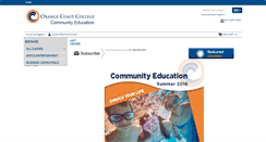 Desktop Screenshot of orangecoastcollege.augusoft.net