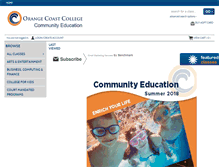 Tablet Screenshot of orangecoastcollege.augusoft.net